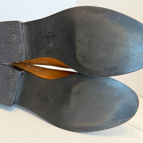 COLE HAAN Women’s Tan & Brown Pull-On Leather Ankle Boots (Women’s Size 8½ B) - Picture 4 of 13